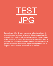 Test Eblast for New area