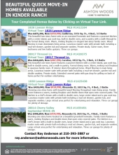 Kinder Ranch Quick Move-In Homes