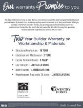 Our Warranty Promise to You!