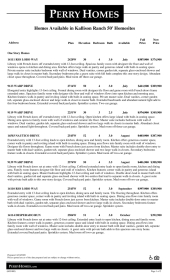 Kallison Ranch 50' Available Inventory
