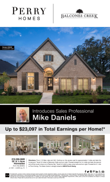 Balcones Creek - New Sales Professional!