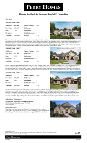 Johnson Ranch 85 Inventory