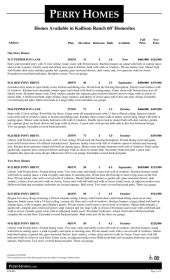 Kallison Ranch 60' Available Inventory