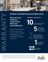 10 Year Pulte Warranty